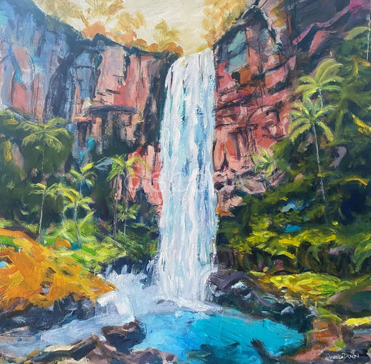 Flow State | Purlingbrook Falls - Original Art - Gold Coast Gallery Of ArtDinah Dixon