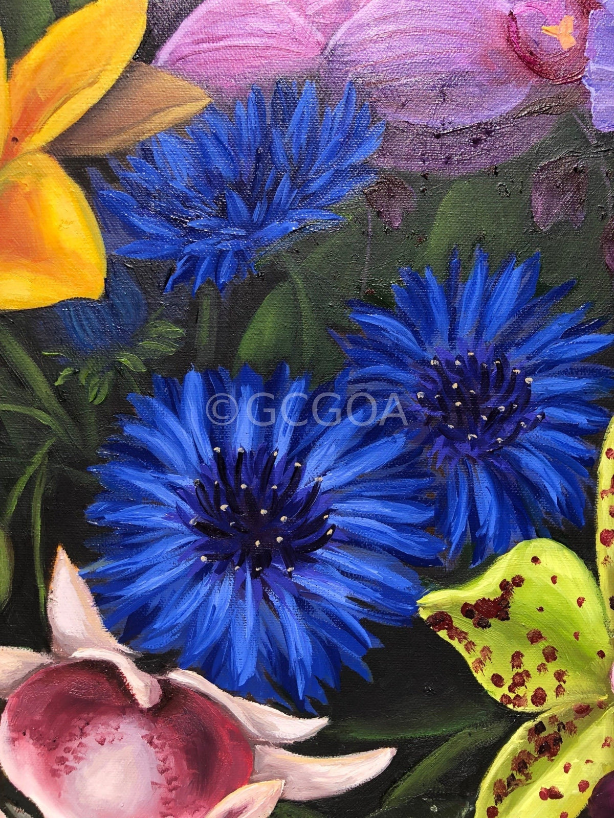 Flowers in a Blue Vase - Gold Coast Gallery Of ArtCoco Cashman