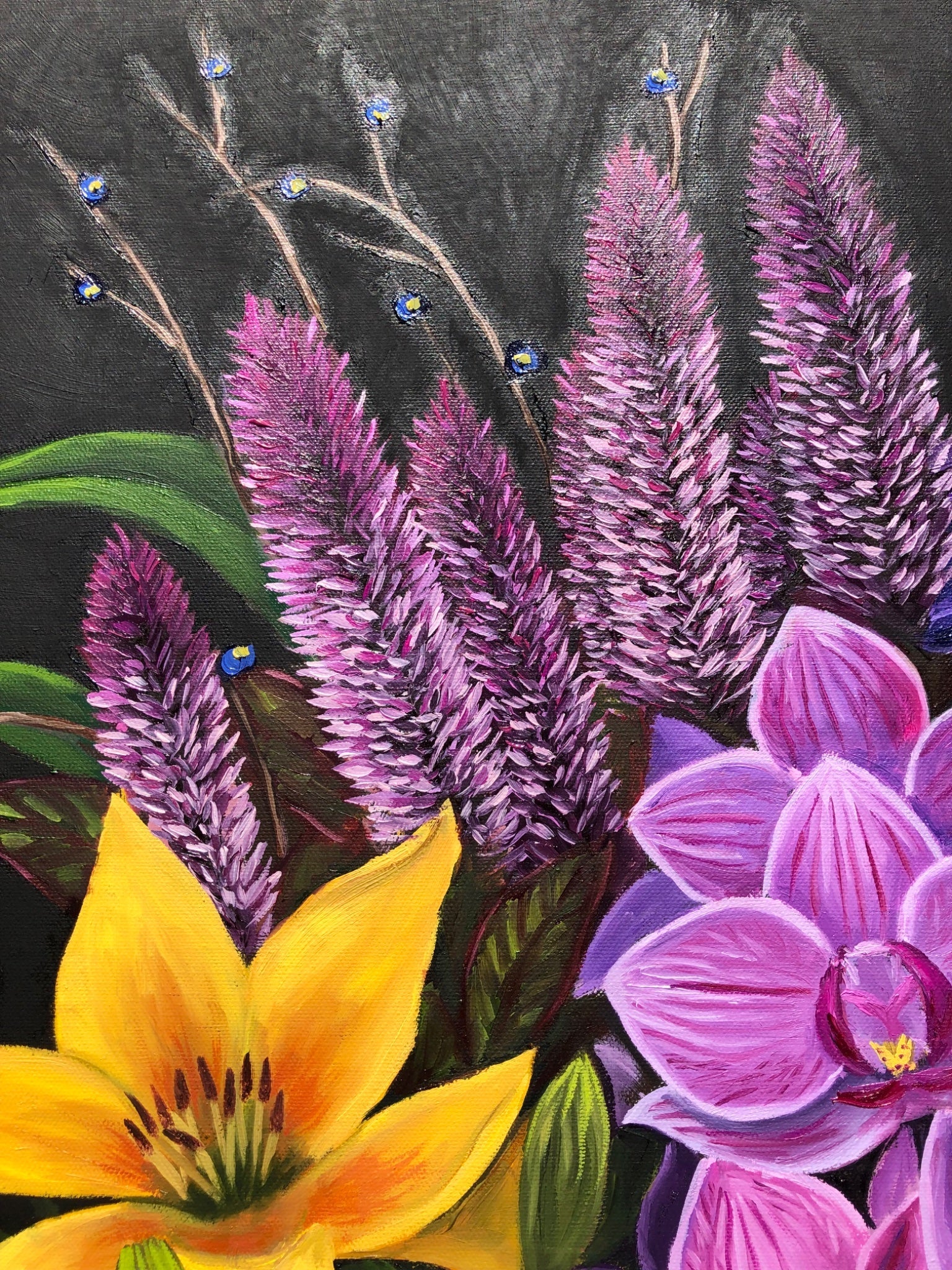 Flowers in a Blue Vase - Gold Coast Gallery Of ArtCoco Cashman
