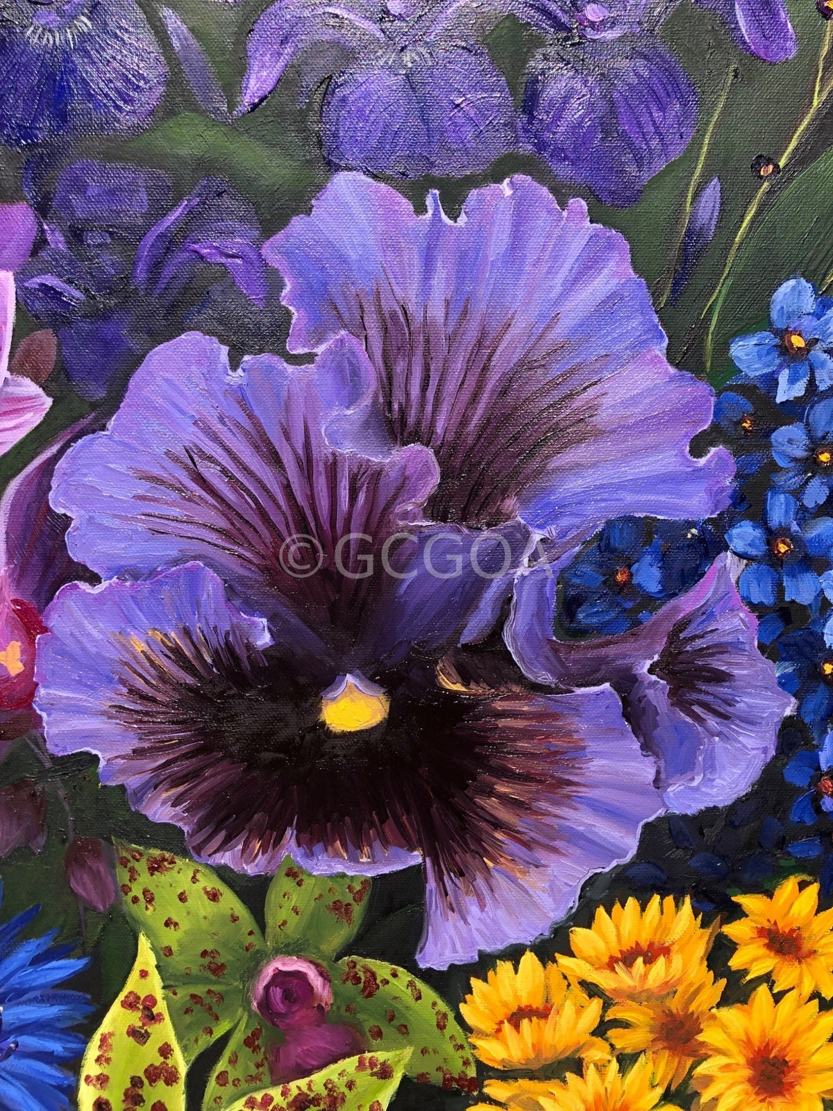 Flowers in a Blue Vase - Gold Coast Gallery Of ArtCoco Cashman