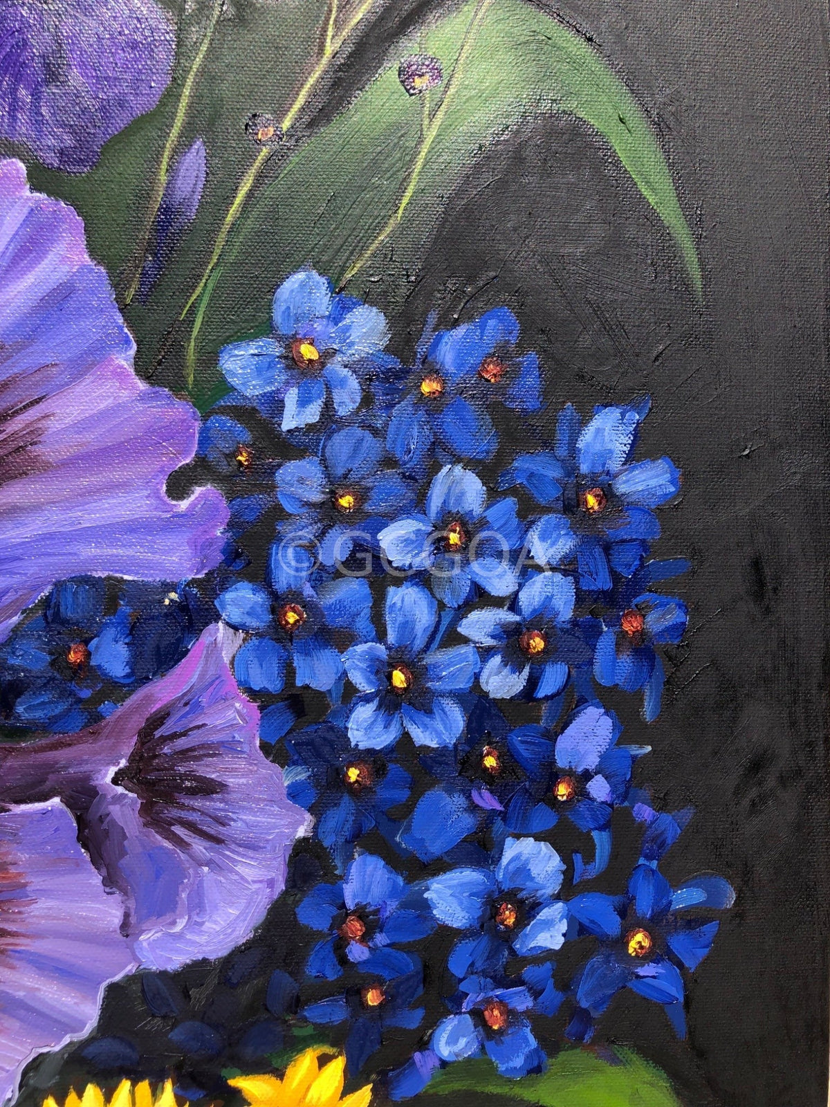 Flowers in a Blue Vase - Gold Coast Gallery Of ArtCoco Cashman