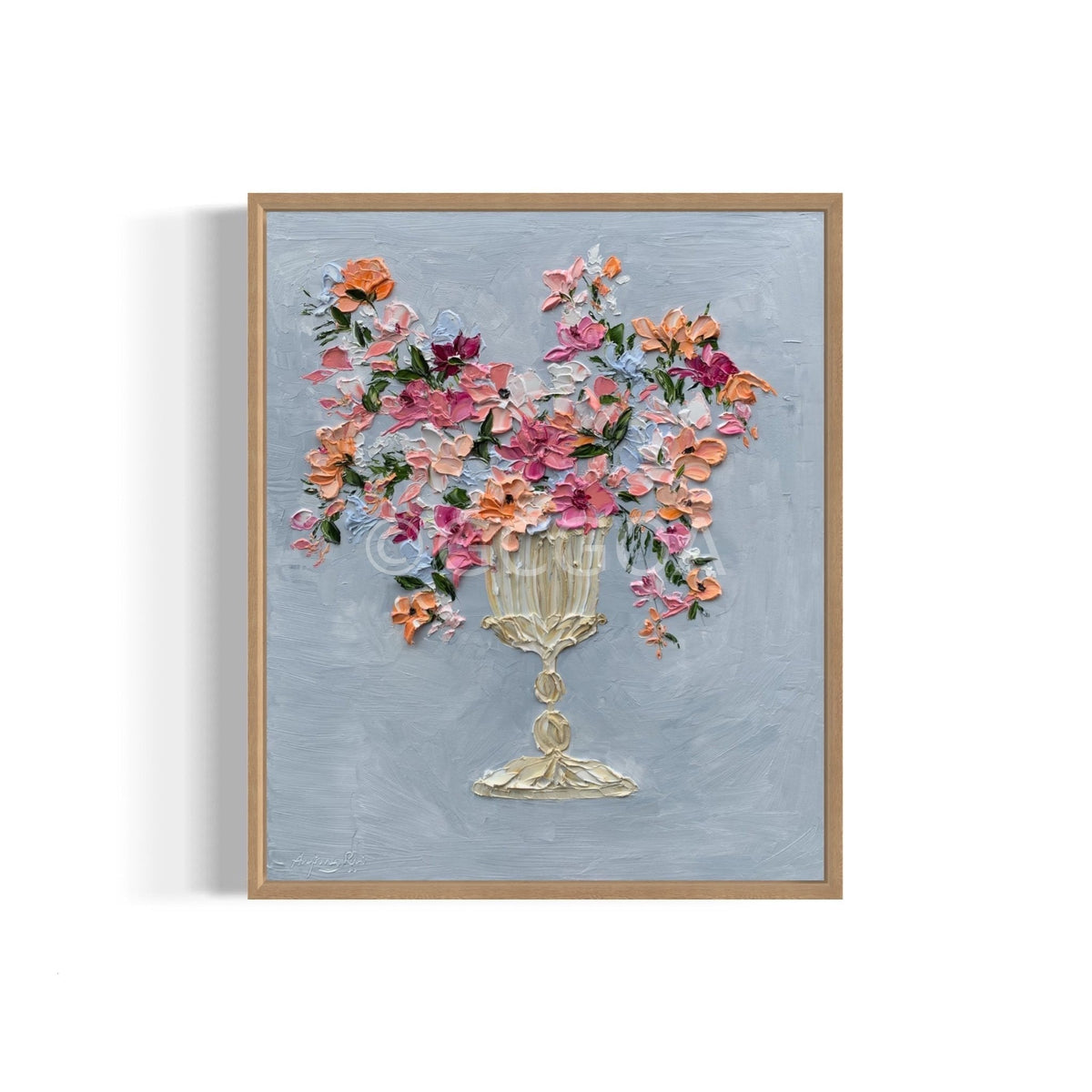 Flowers in French vase 3 - Gold Coast Gallery Of ArtAnjana Rai