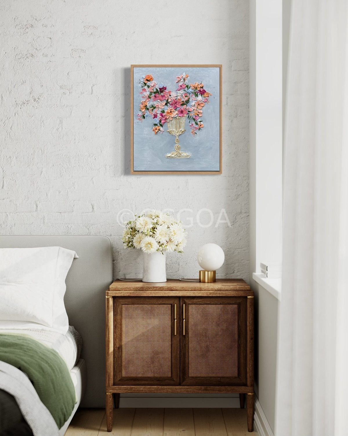 Flowers in French vase 3 - Gold Coast Gallery Of ArtAnjana Rai