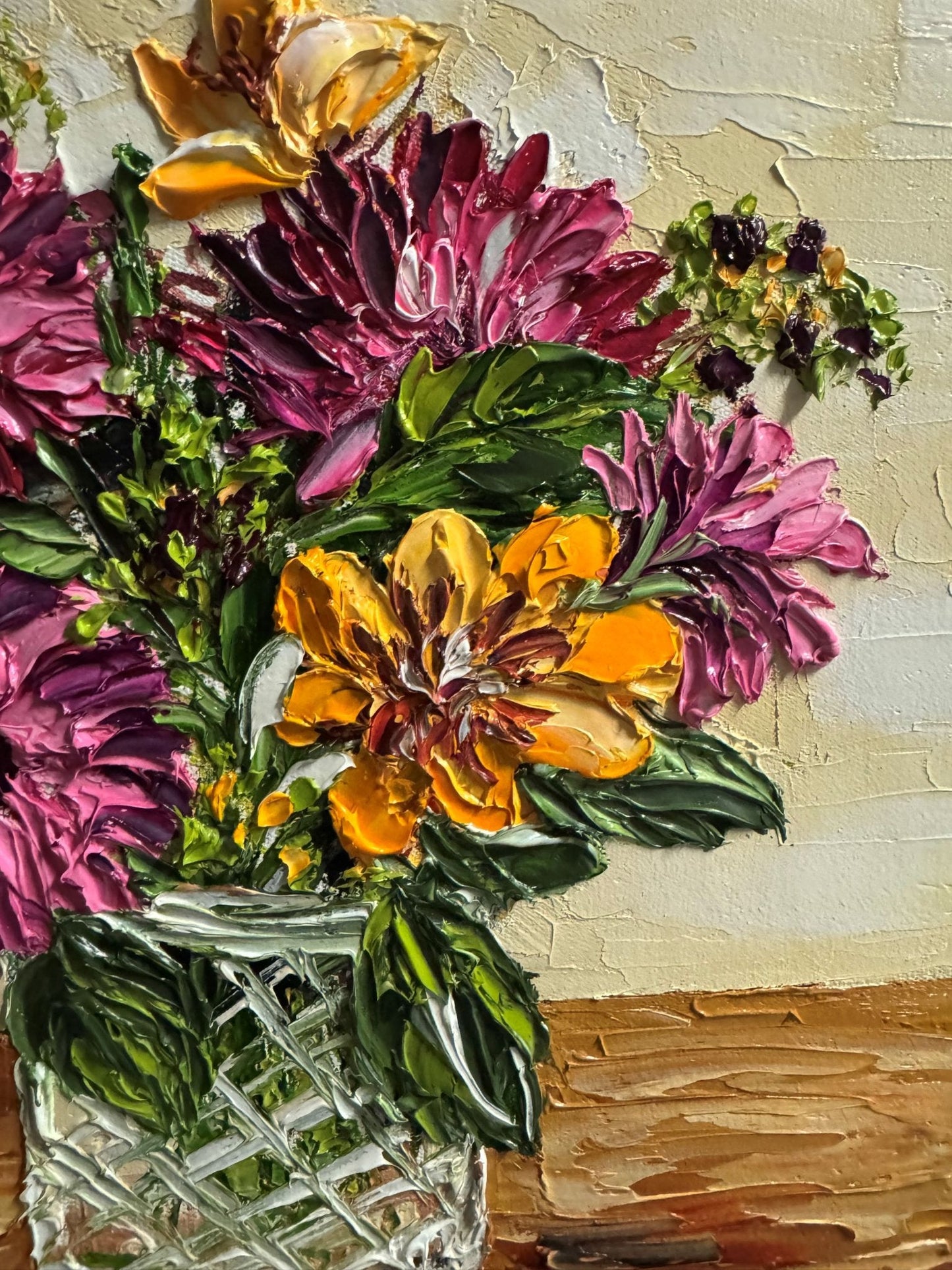 Flowers in glass vase - Gold Coast Gallery Of ArtAnjana Rai