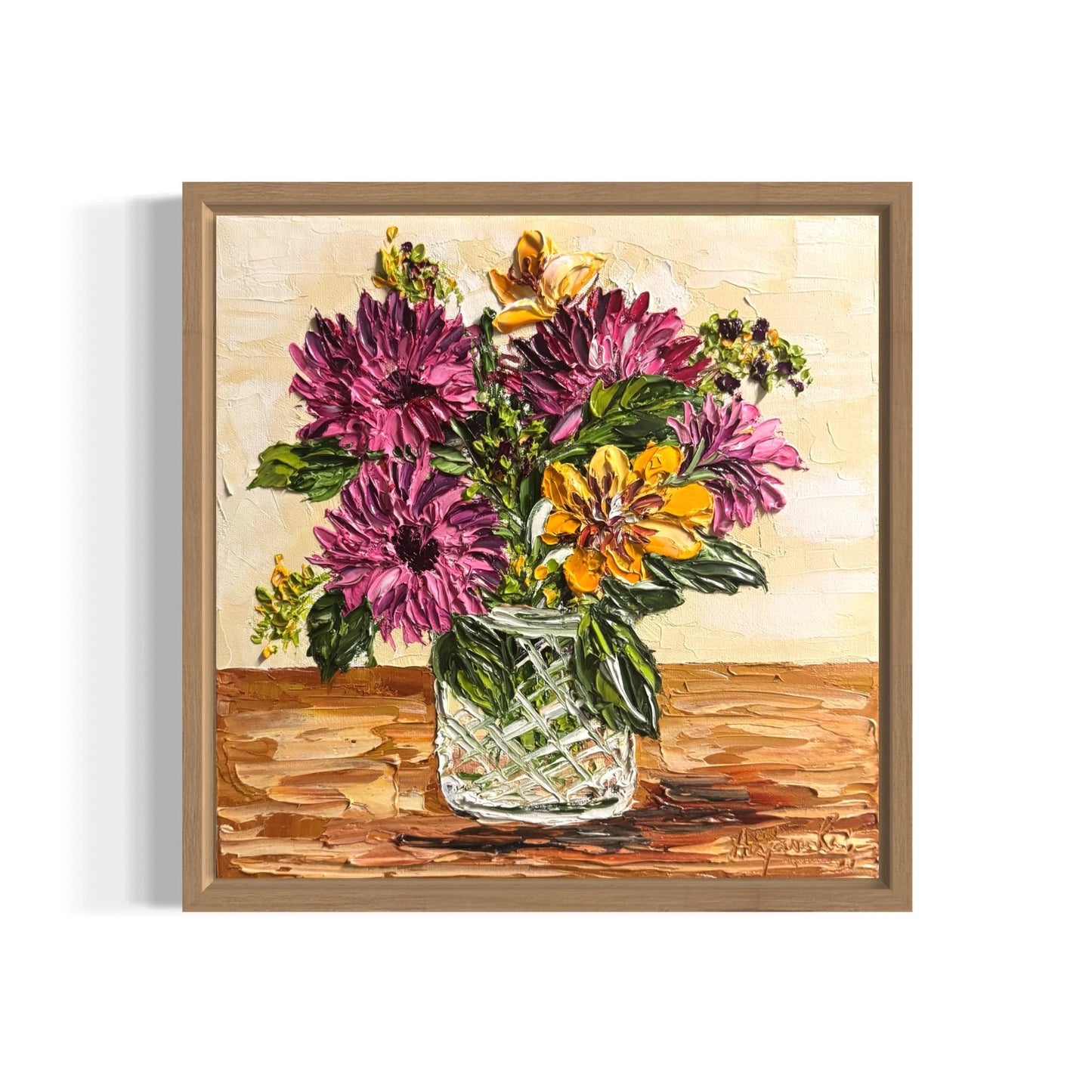 Flowers in glass vase - Gold Coast Gallery Of ArtAnjana Rai