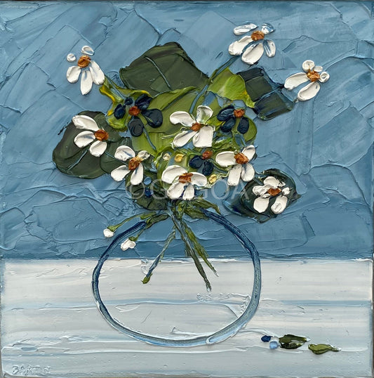 Flowers On My Table - Gold Coast Gallery Of ArtJustine Bartie