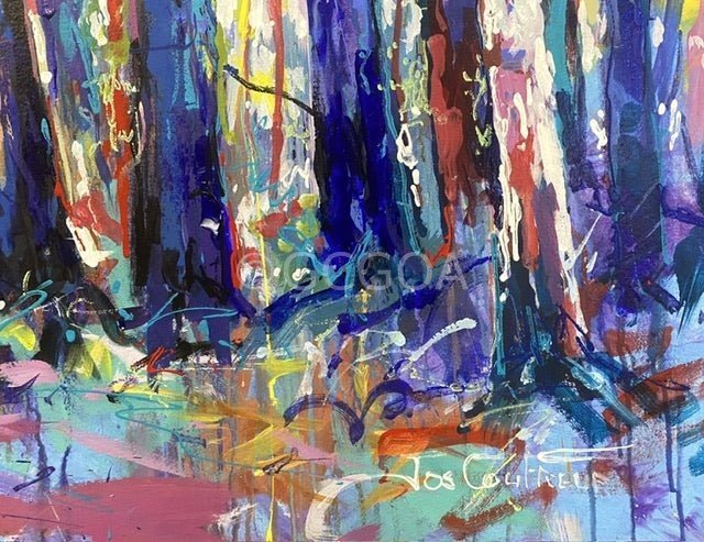 Forest 10 - Original Art - Gold Coast Gallery Of ArtJos Coufreur