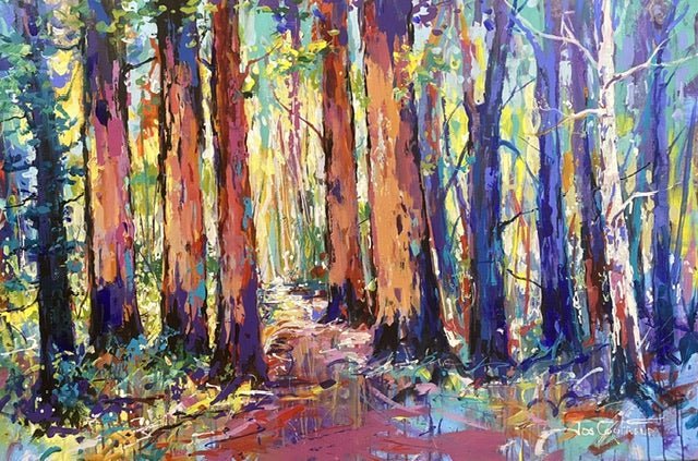 Forest 10 - Original Art - Gold Coast Gallery Of ArtJos Coufreur