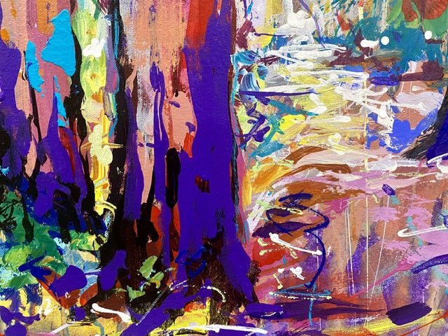Forest 10 - Original Art - Gold Coast Gallery Of ArtJos Coufreur