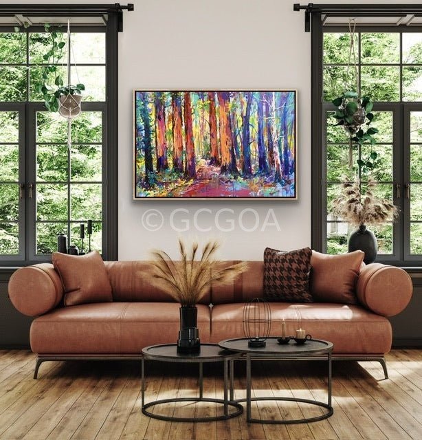Forest 10 - Original Art - Gold Coast Gallery Of ArtJos Coufreur