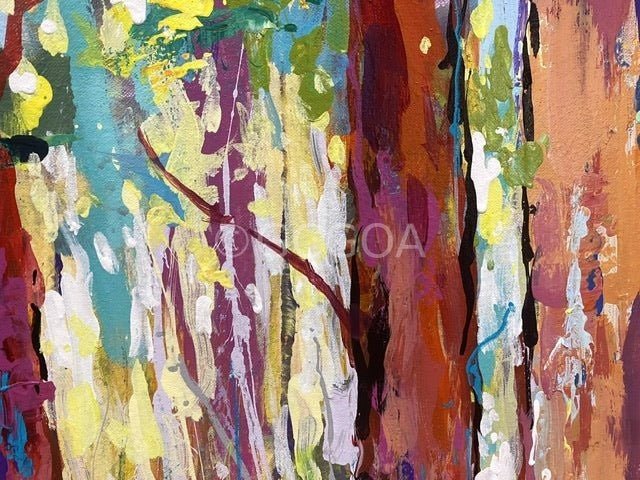 Forest 10 - Original Art - Gold Coast Gallery Of ArtJos Coufreur