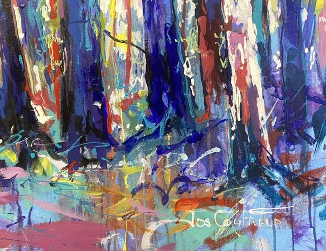 Forest 10 - Original Art - Gold Coast Gallery Of ArtJos Coufreur