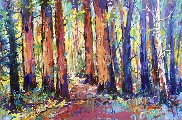 Forest 10 - Original Art - Gold Coast Gallery Of ArtJos Coufreur