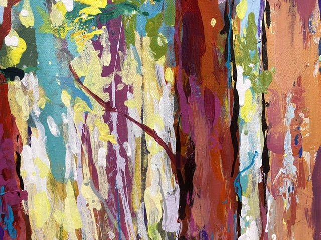 Forest 10 - Original Art - Gold Coast Gallery Of ArtJos Coufreur