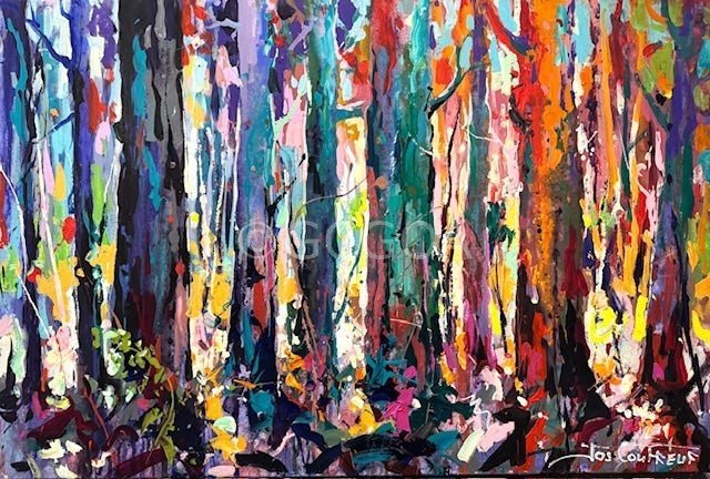 Forest 6 - Original Art - Gold Coast Gallery Of ArtJos Coufreur