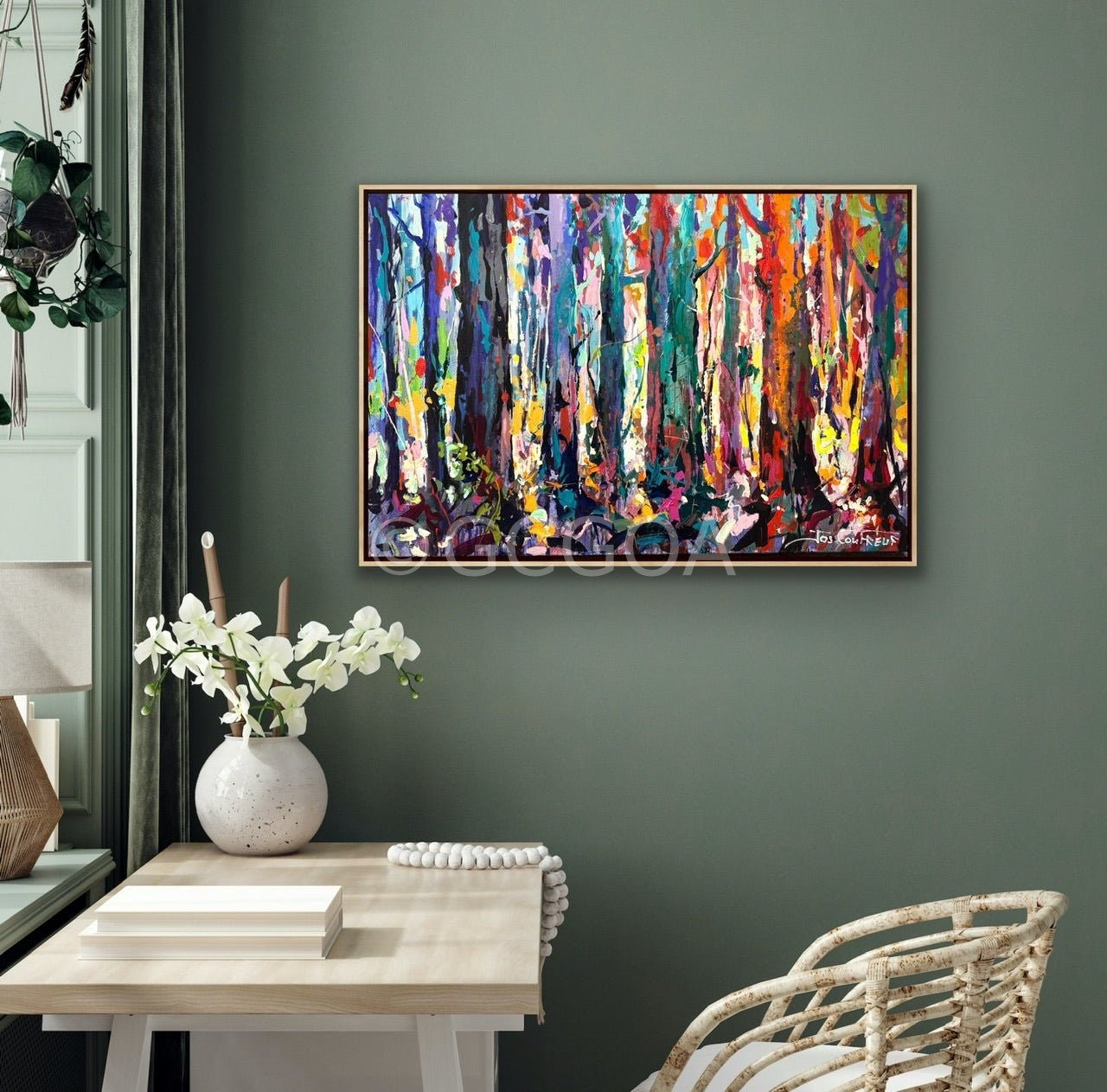 Forest 6 - Original Art - Gold Coast Gallery Of ArtJos Coufreur