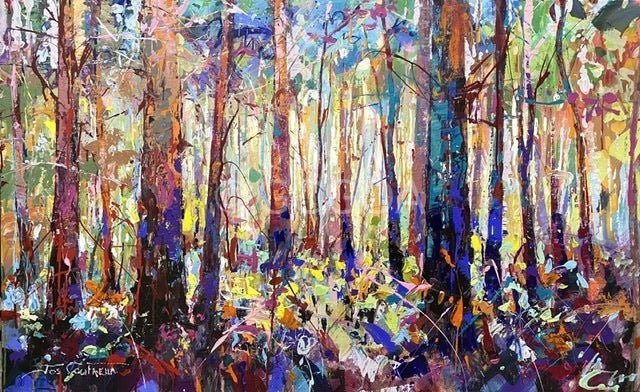 Forest 7 - Original Art - Gold Coast Gallery Of ArtJos Coufreur