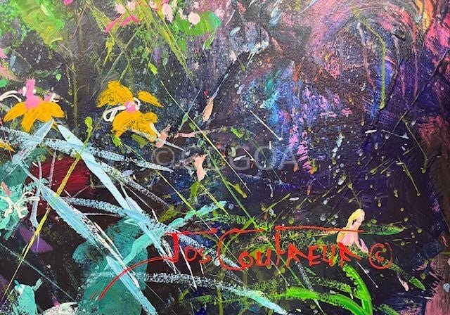 Forest Creek 2 - Original Art - Gold Coast Gallery Of ArtJos Coufreur