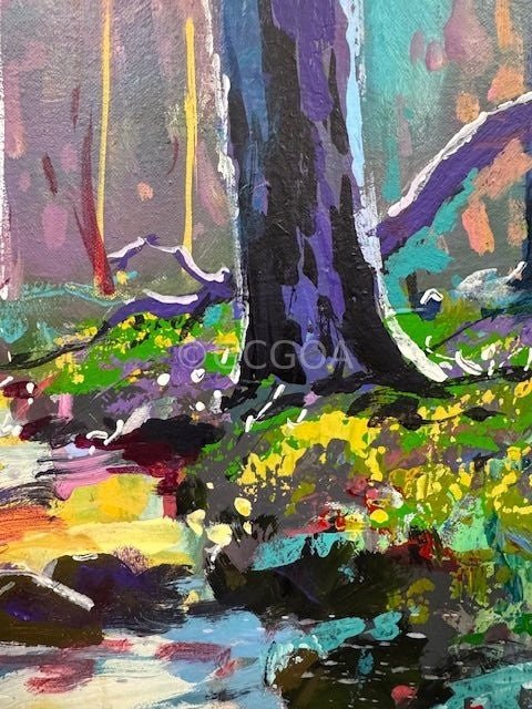 Forest Creek 2 - Original Art - Gold Coast Gallery Of ArtJos Coufreur