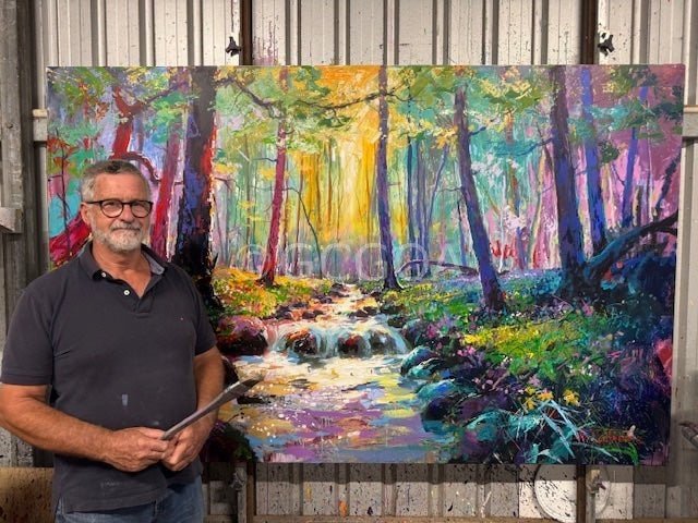 Forest Creek 2 - Original Art - Gold Coast Gallery Of ArtJos Coufreur