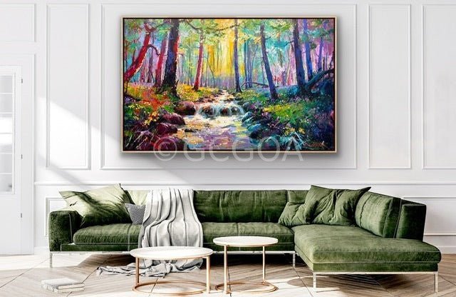 Forest Creek 2 - Original Art - Gold Coast Gallery Of ArtJos Coufreur
