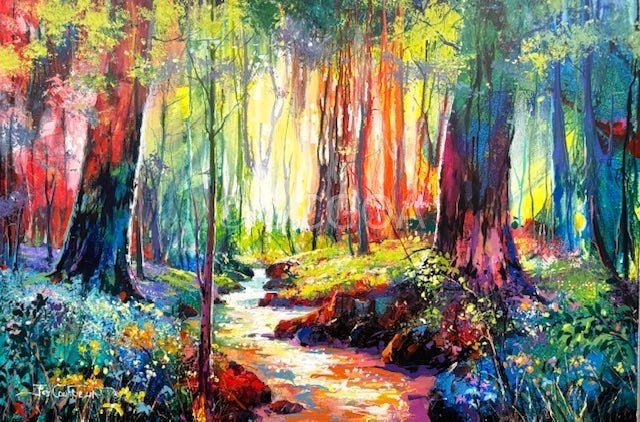 Forest Creek 4 - Original Art - Gold Coast Gallery Of ArtJos Coufreur