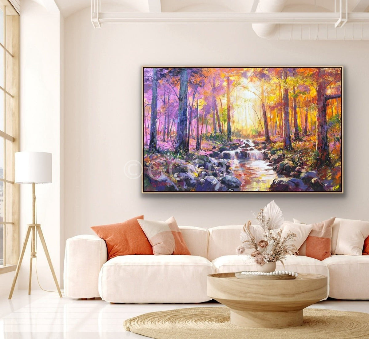 Forest Creek 5 - Original Art - Gold Coast Gallery Of ArtJos Coufreur