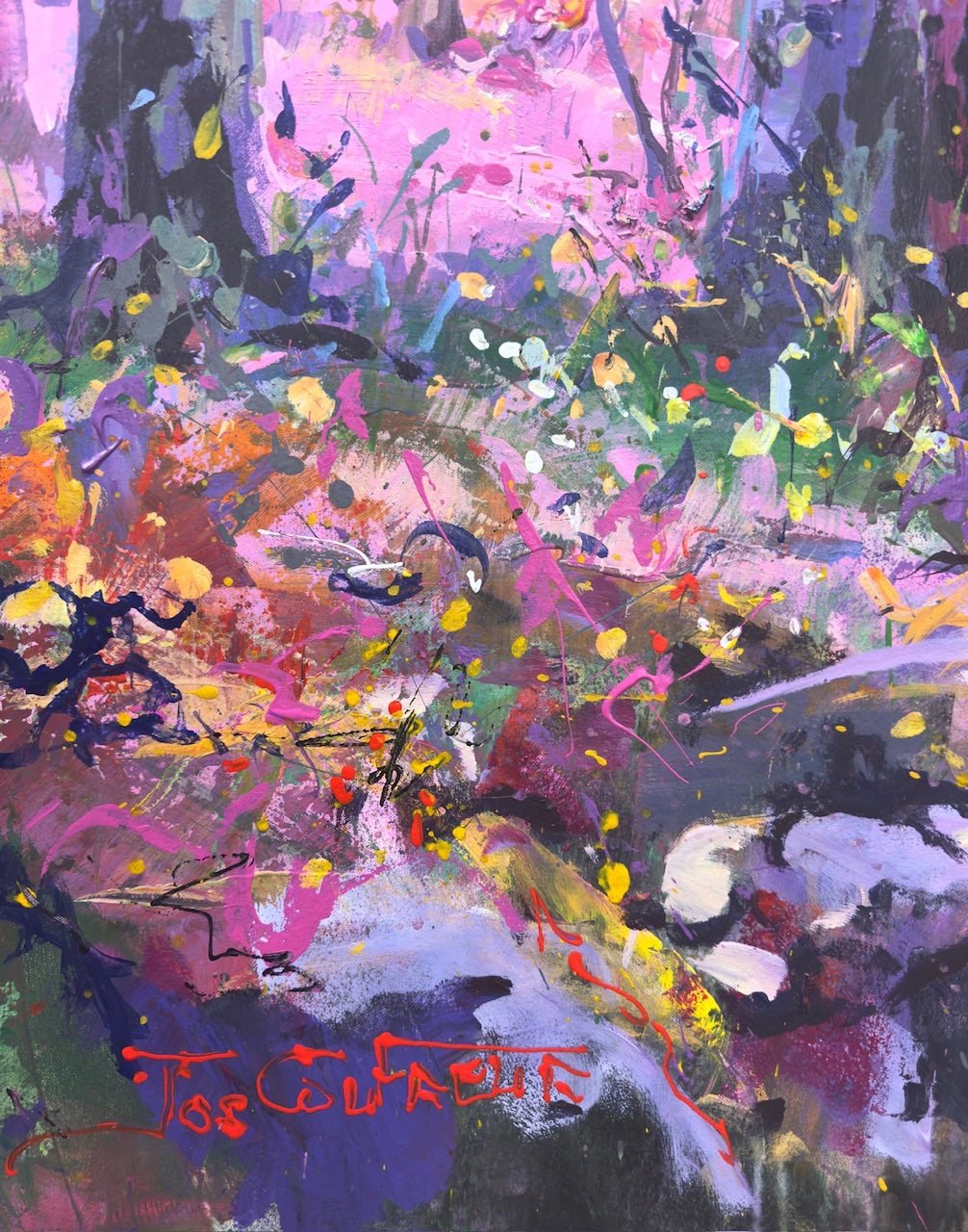 Forest Creek 5 - Original Art - Gold Coast Gallery Of ArtJos Coufreur