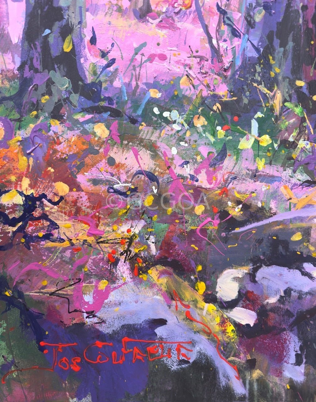 Forest Creek 5 - Original Art - Gold Coast Gallery Of ArtJos Coufreur
