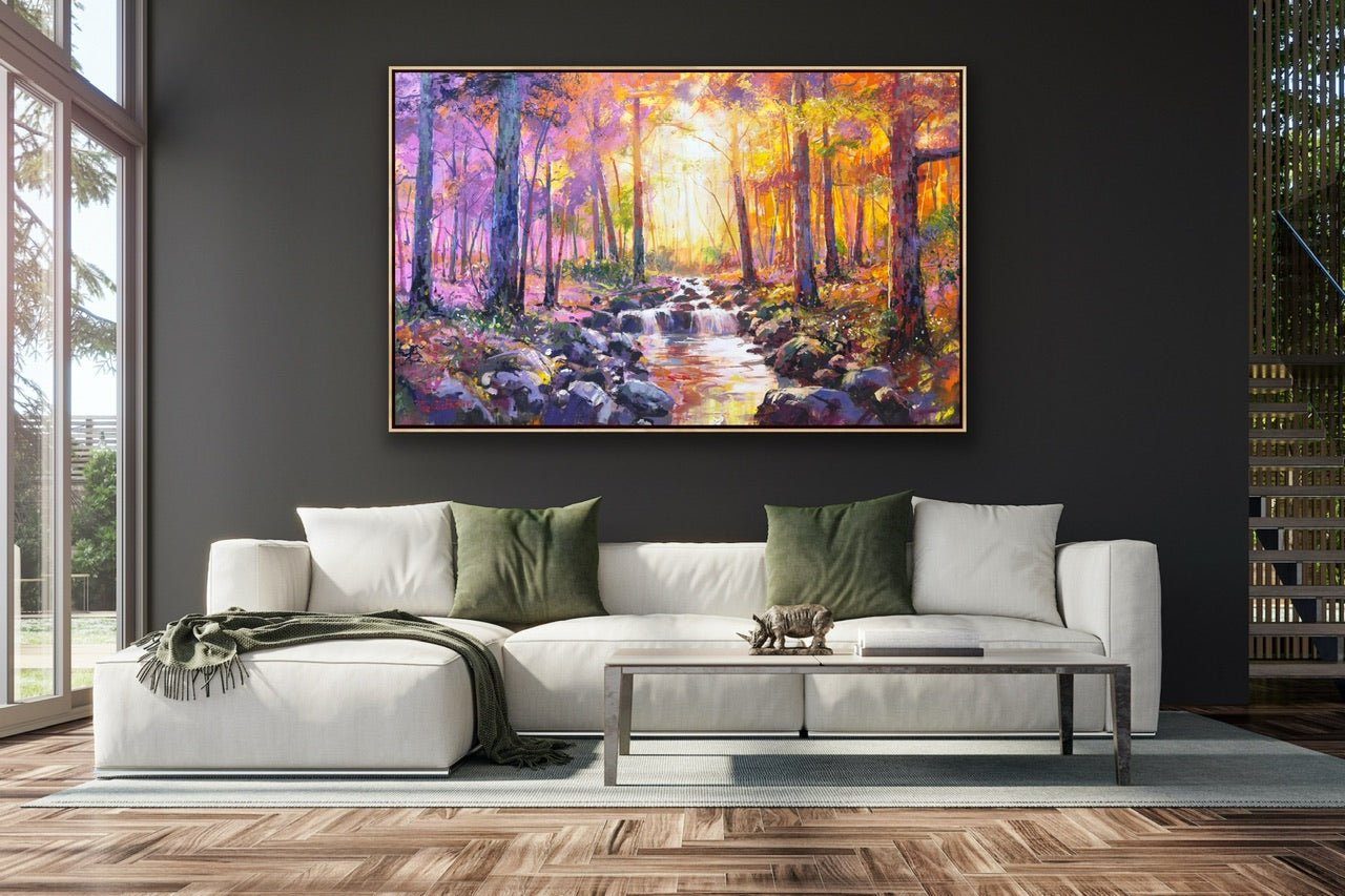 Forest Creek 5 - Original Art - Gold Coast Gallery Of ArtJos Coufreur