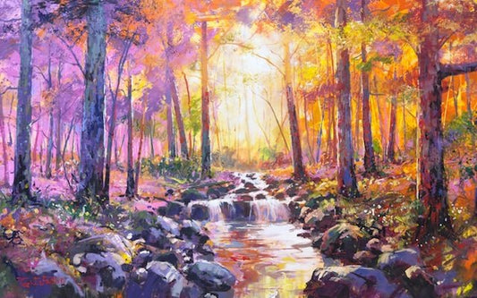 Forest Creek 5 - Original Art - Gold Coast Gallery Of ArtJos Coufreur