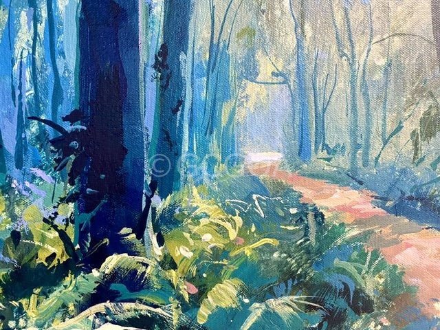 Forest Path 3 - Original Art - Gold Coast Gallery Of ArtJos Coufreur