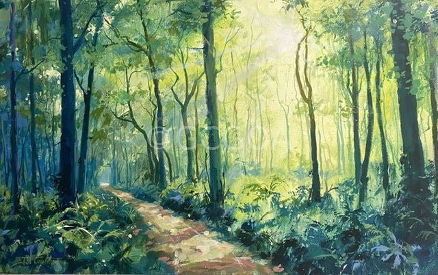 Forest Path 3 - Original Art - Gold Coast Gallery Of ArtJos Coufreur
