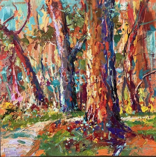 Forest Path, Plein Air - Original Art - Gold Coast Gallery Of ArtJos Coufreur