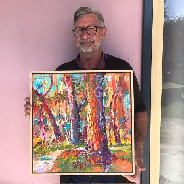Forest Path, Plein Air - Original Art - Gold Coast Gallery Of ArtJos Coufreur