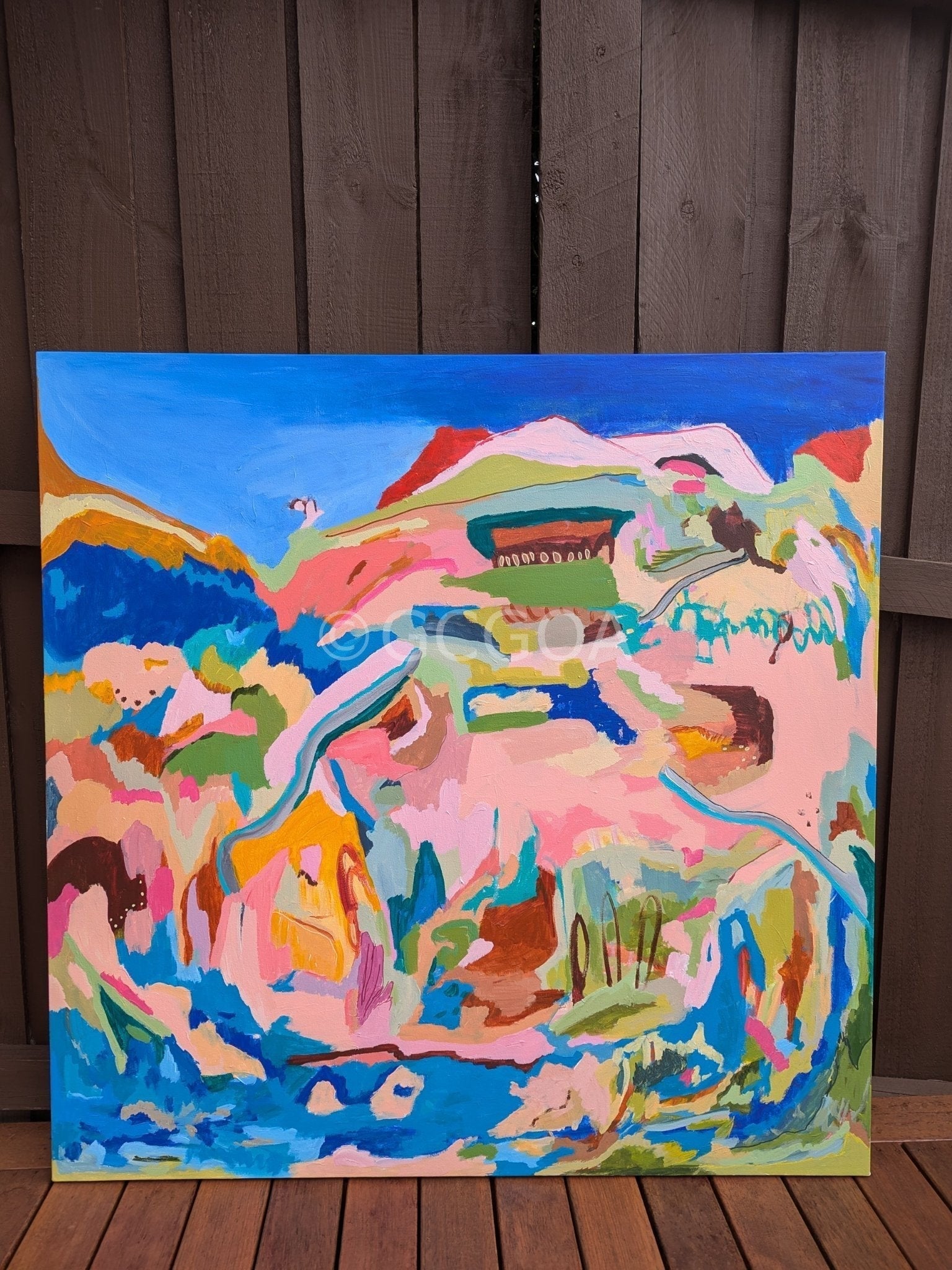 Found Paradise In Your Eyes - Original Art - Gold Coast Gallery Of ArtAlpana Rai