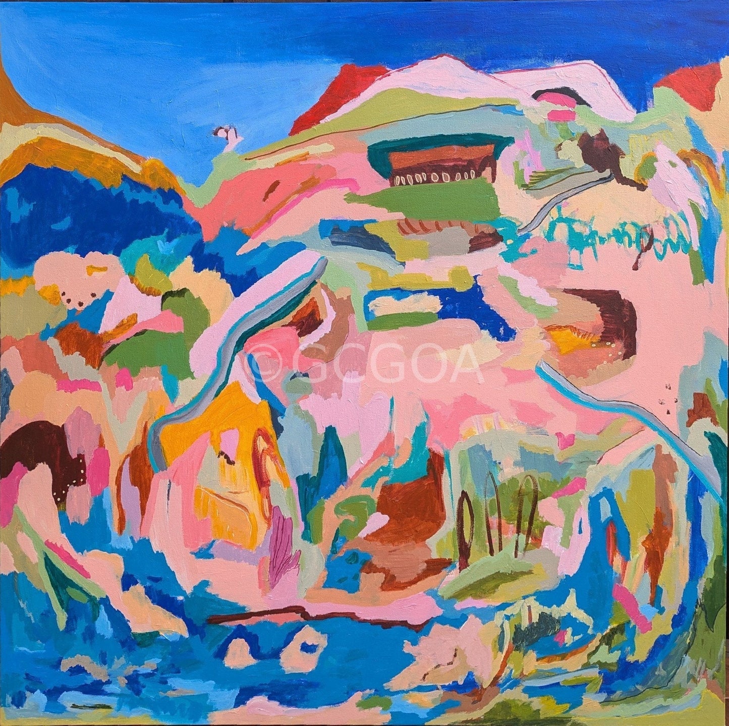 Found Paradise In Your Eyes - Original Art - Gold Coast Gallery Of ArtAlpana Rai