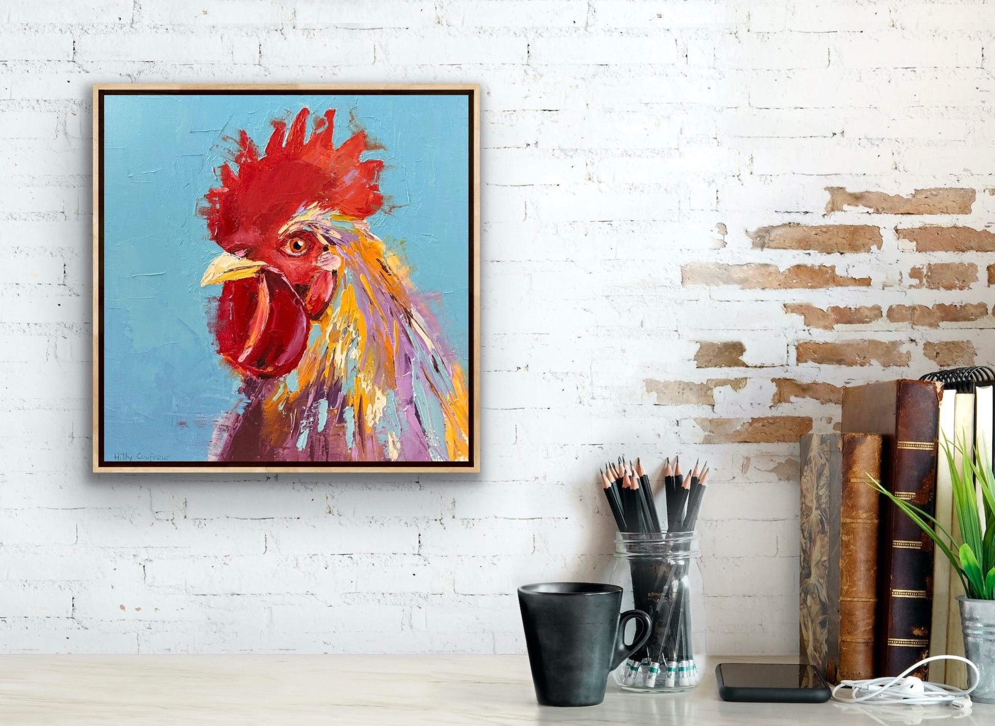 Franklin the Rooster - Gold Coast Gallery Of ArtHilly Coufreur