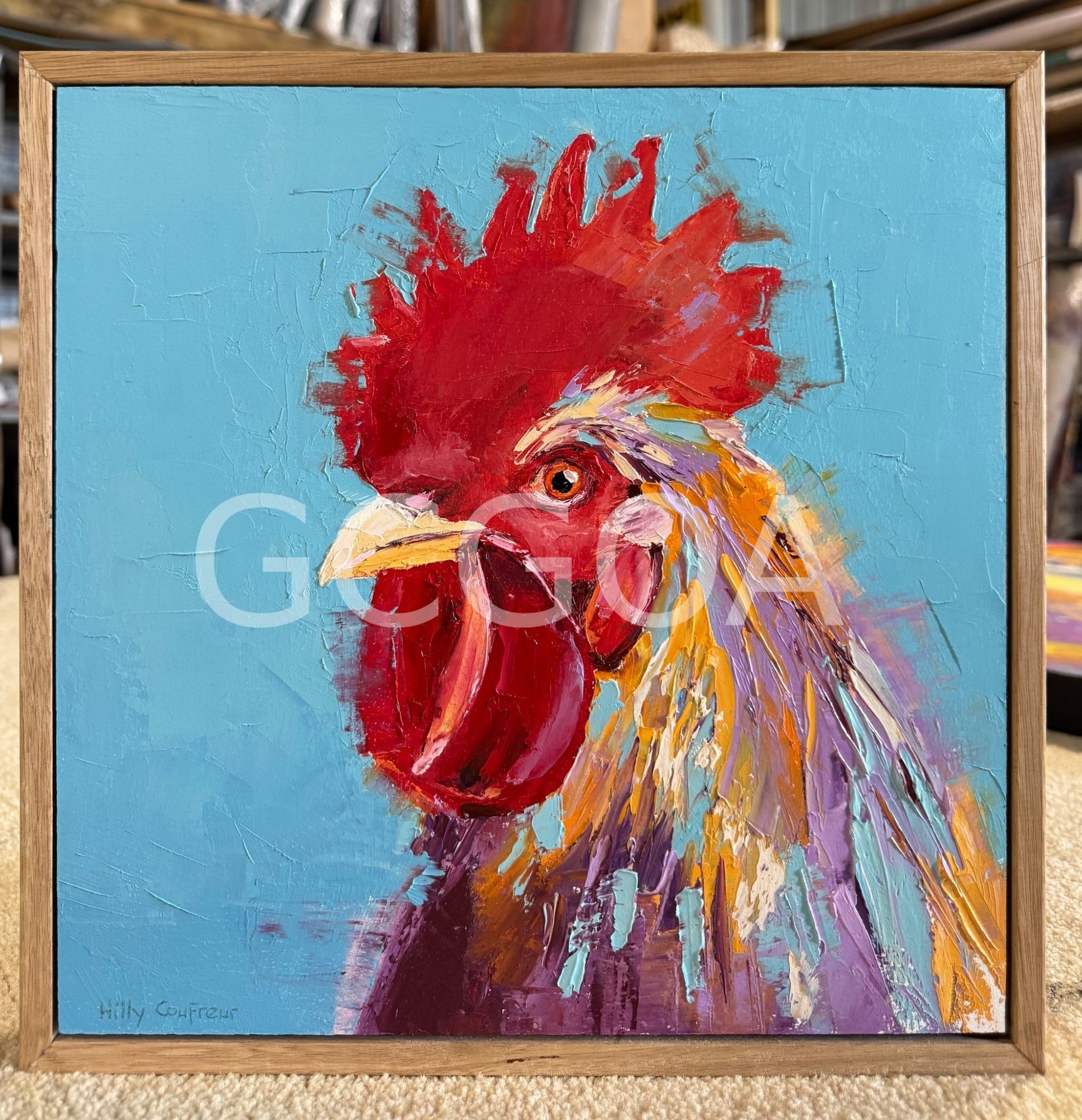 Franklin the Rooster - Gold Coast Gallery Of ArtHilly Coufreur