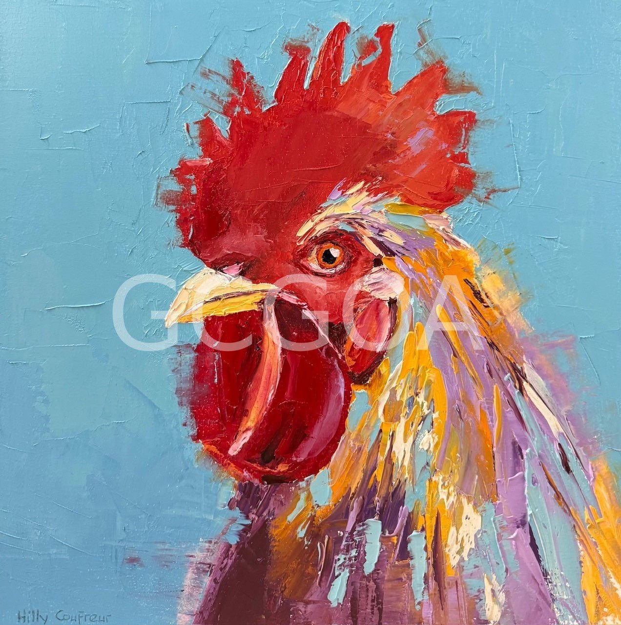 Franklin the Rooster - Gold Coast Gallery Of ArtHilly Coufreur