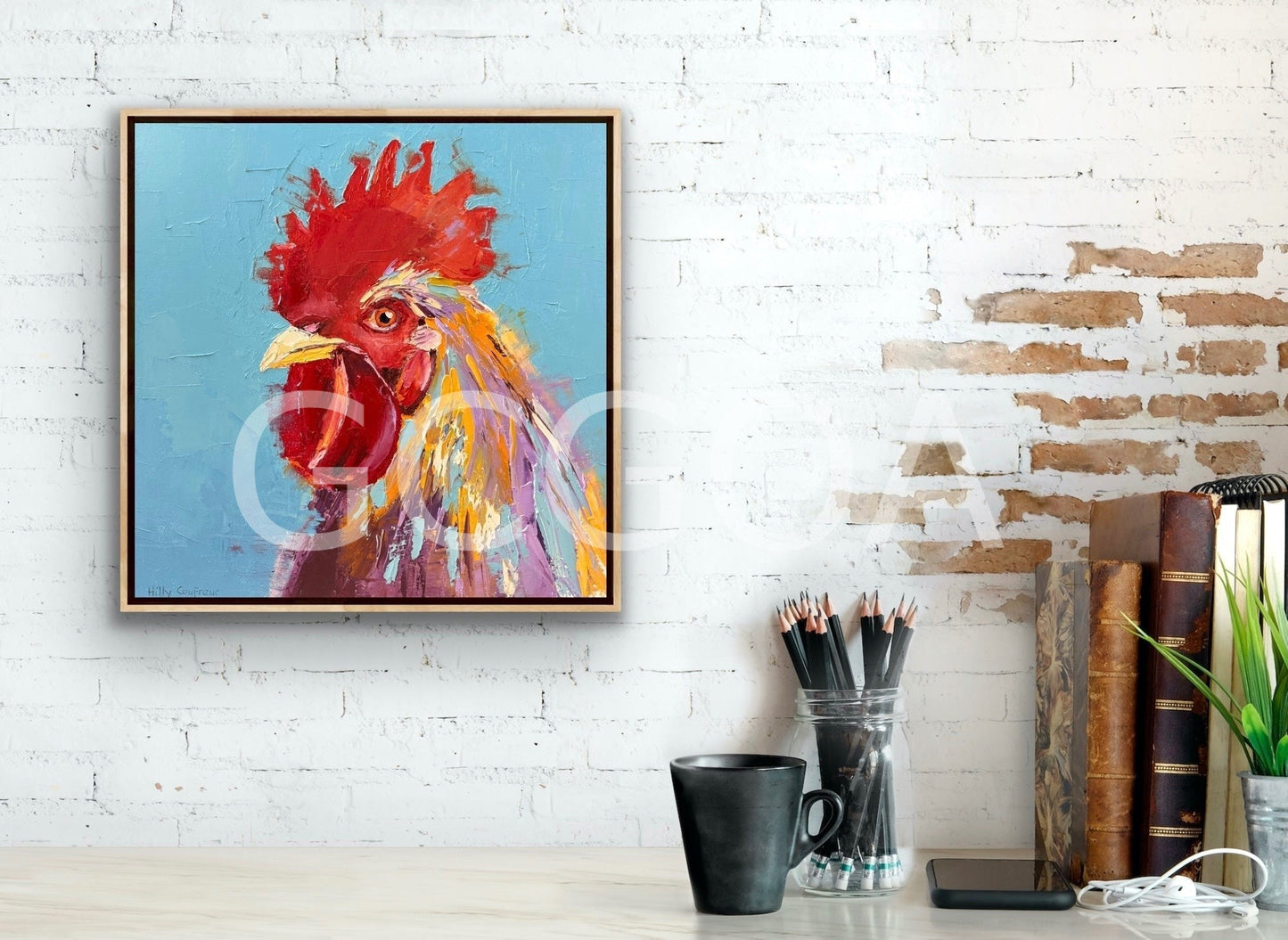 Franklin the Rooster - Gold Coast Gallery Of ArtHilly Coufreur