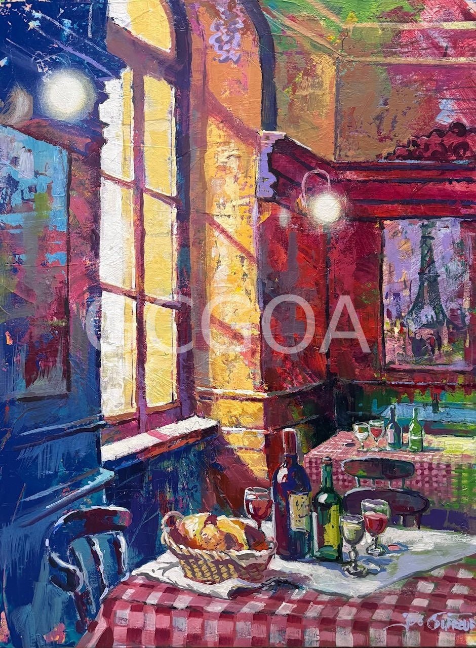 French Bistro - Gold Coast Gallery Of ArtJos Coufreur