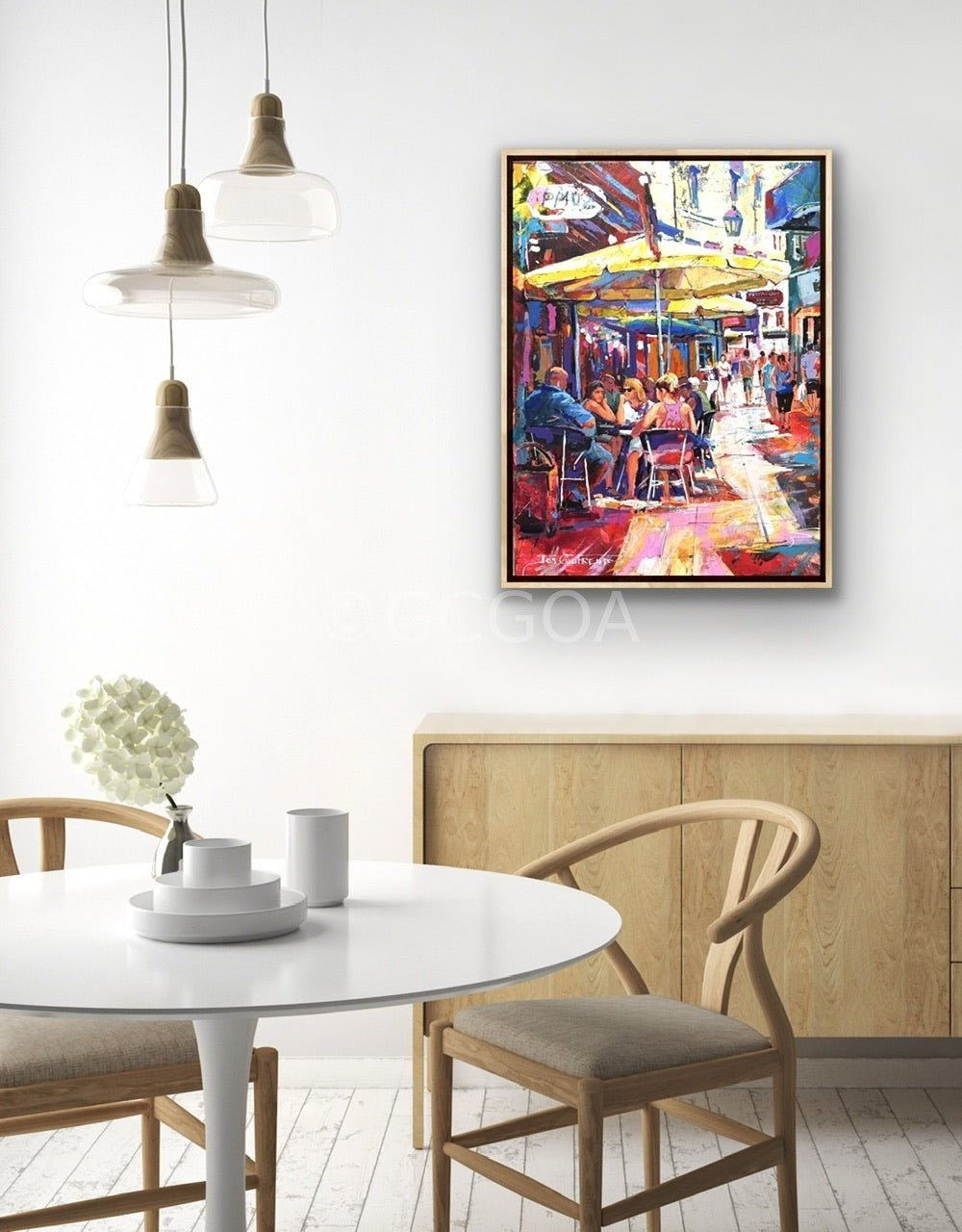 French Cafe 2 - Original Art - Gold Coast Gallery Of ArtJos Coufreur