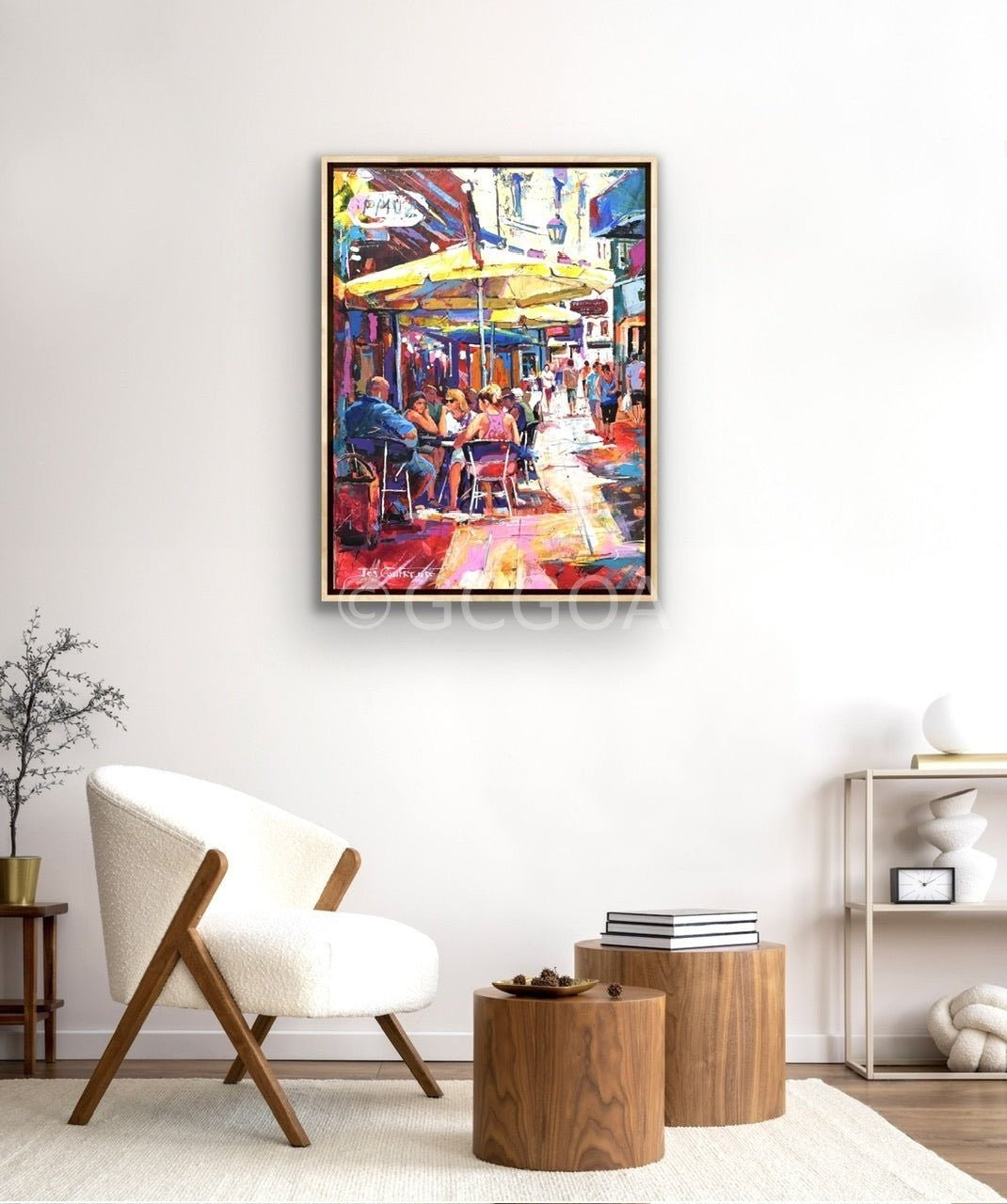 French Cafe 2 - Original Art - Gold Coast Gallery Of ArtJos Coufreur