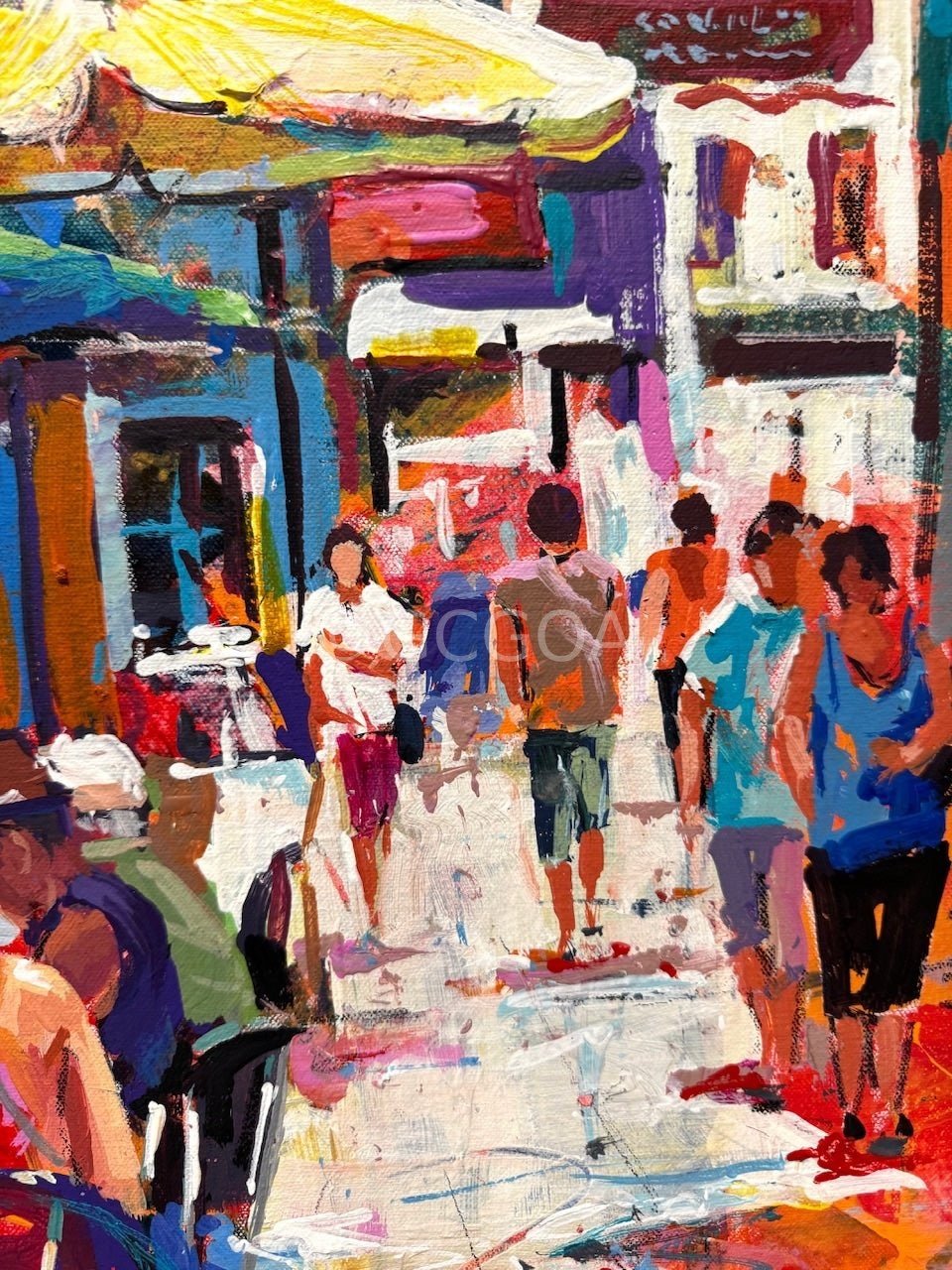 French Cafe 2 - Original Art - Gold Coast Gallery Of ArtJos Coufreur