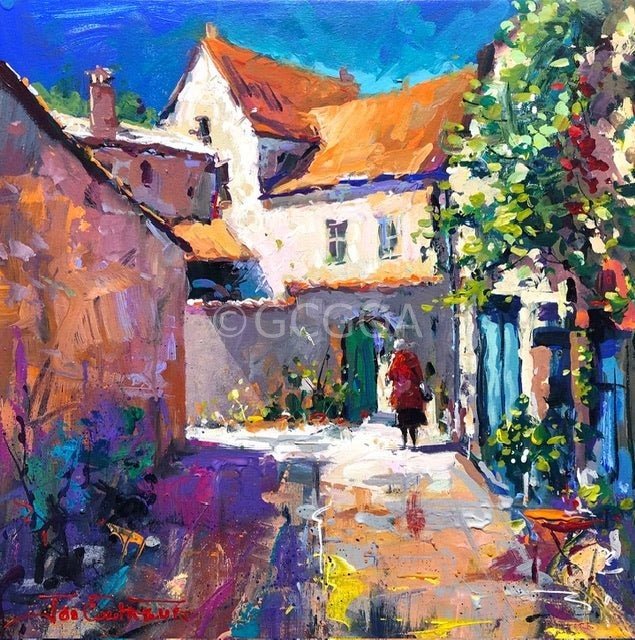 French Village 2 - Original Art - Gold Coast Gallery Of ArtJos Coufreur