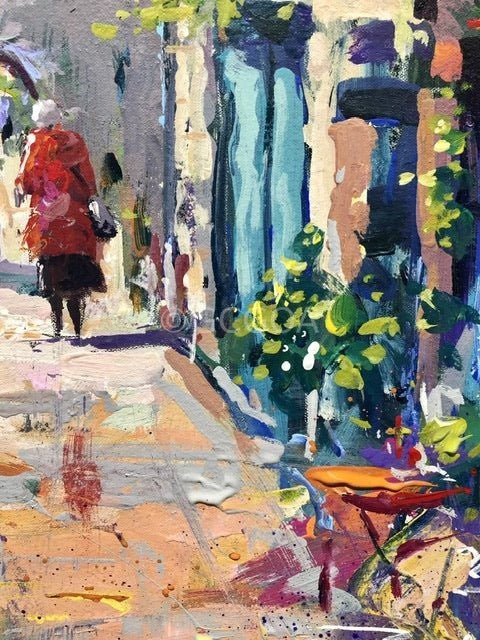 French Village 2 - Original Art - Gold Coast Gallery Of ArtJos Coufreur