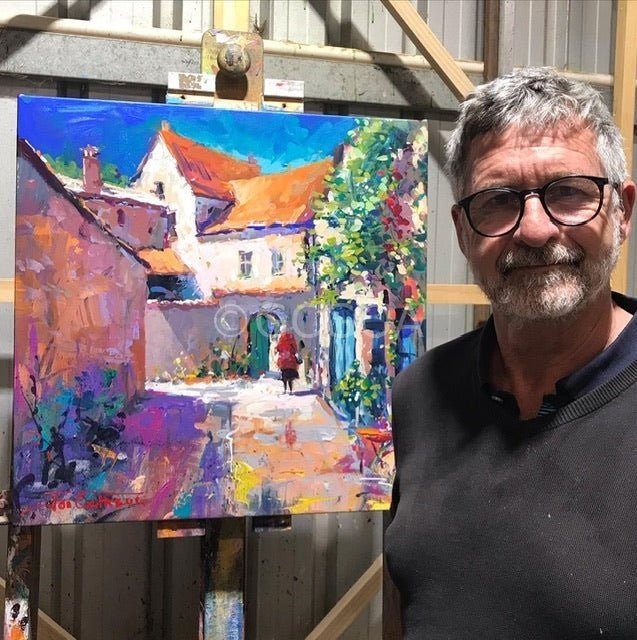 French Village 2 - Original Art - Gold Coast Gallery Of ArtJos Coufreur
