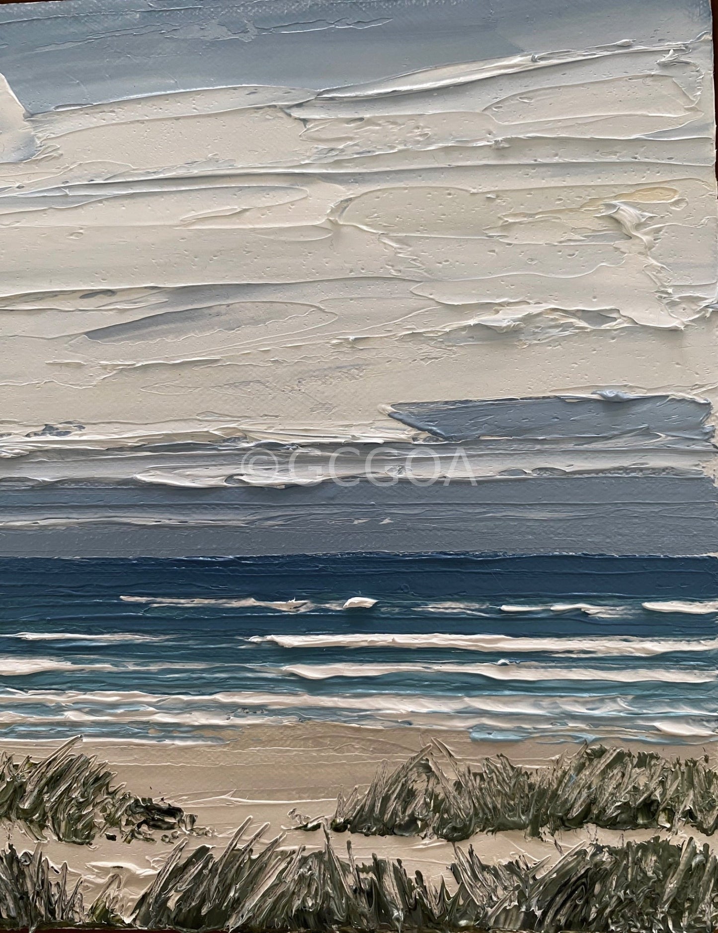 Fresh Air And Salty Water - Original Art - Gold Coast Gallery Of ArtJustine Bartie