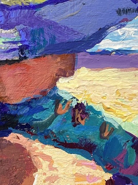 Fun at the Beach 2 - Original Art - Gold Coast Gallery Of ArtJos Coufreur